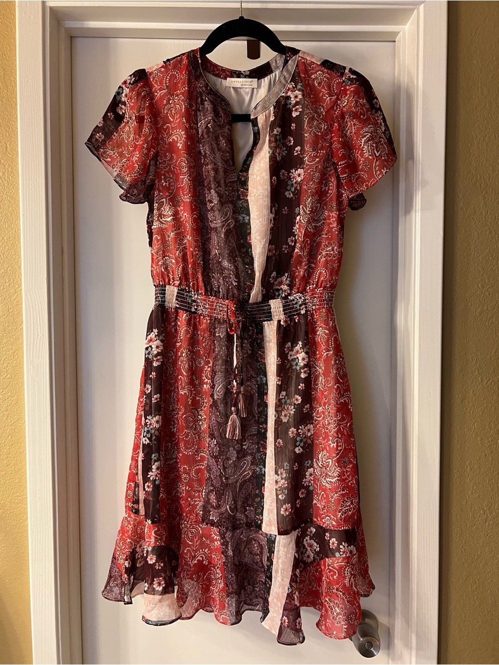 Lovestitch patchwork dress size S